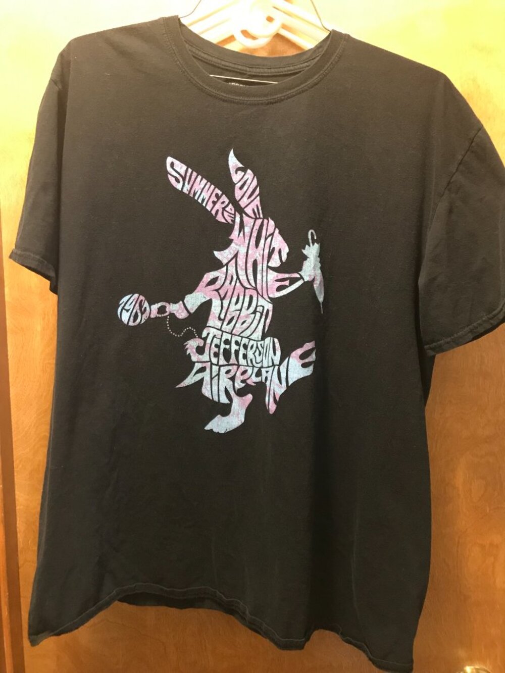 Jefferson Airplane Rock T-shirt XXL Black White Rabbit Summer of Love